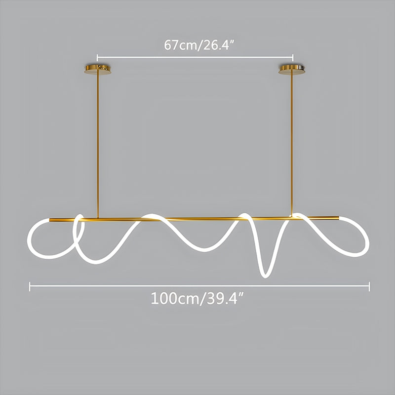 Stylish Hanging Led Pendant Light for Kitchen Island