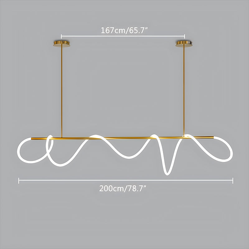 Stylish Hanging Led Pendant Light for Kitchen Island