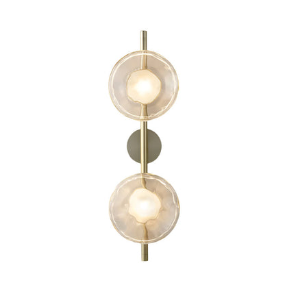 Simple Circular Glass Wall Lamp