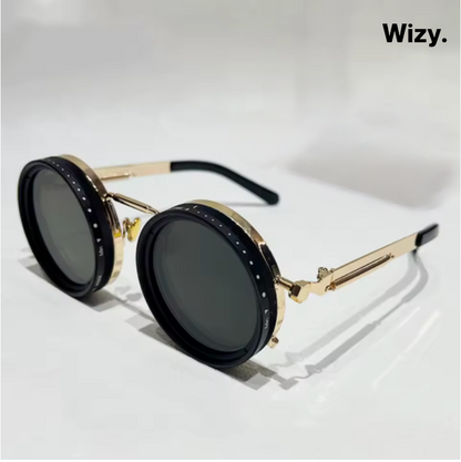 Trendy Black Lens Sunglasses with UV Protection