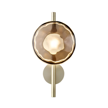 Simple Circular Glass Wall Lamp