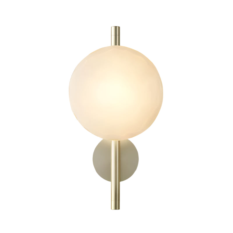 Simple Circular Glass Wall Lamp