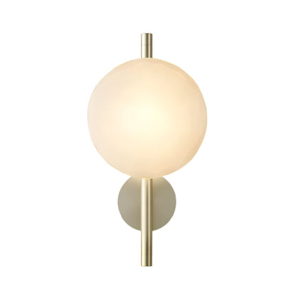 Simple Circular Glass Wall Lamp
