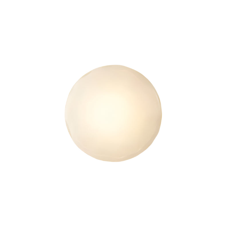 Simple Circular Glass Wall Lamp