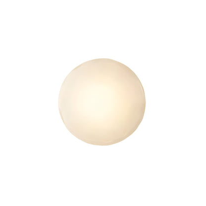 Simple Circular Glass Wall Lamp