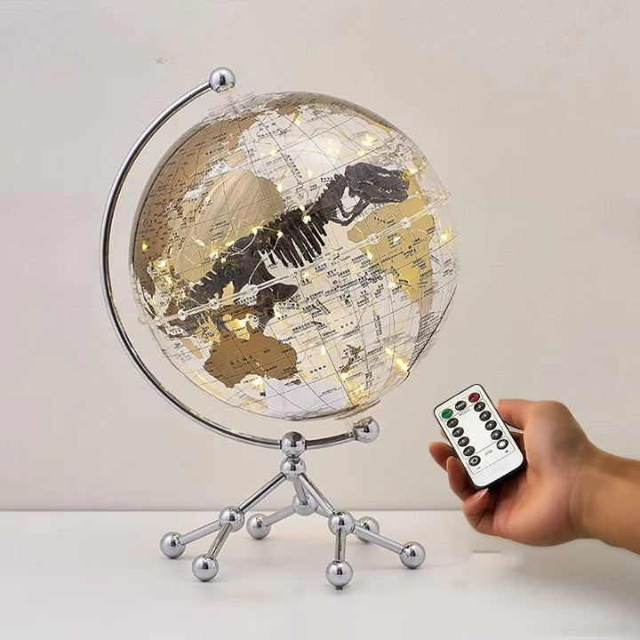 Glowing Globe Map Wall LED Lamp