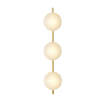 Simple Circular Glass Wall Lamp