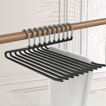 Space Saving Closet Pants Hanger | 10 Pack