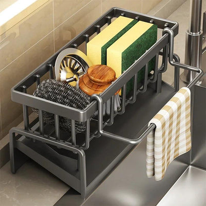 Compact Stainless Steel Kitchen Dish Rack