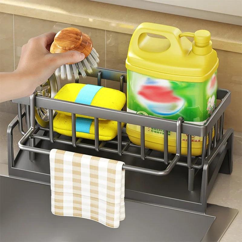 Compact Stainless Steel Kitchen Dish Rack