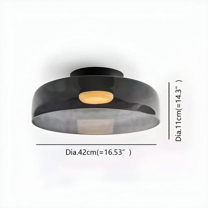Colorful Glass Bedroom Ceiling Lamp