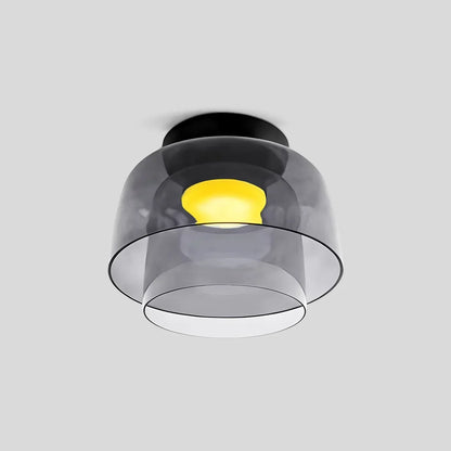 Colorful Glass Bedroom Ceiling Lamp