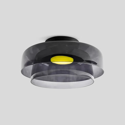 Colorful Glass Bedroom Ceiling Lamp