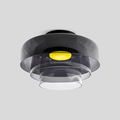 Colorful Glass Bedroom Ceiling Lamp