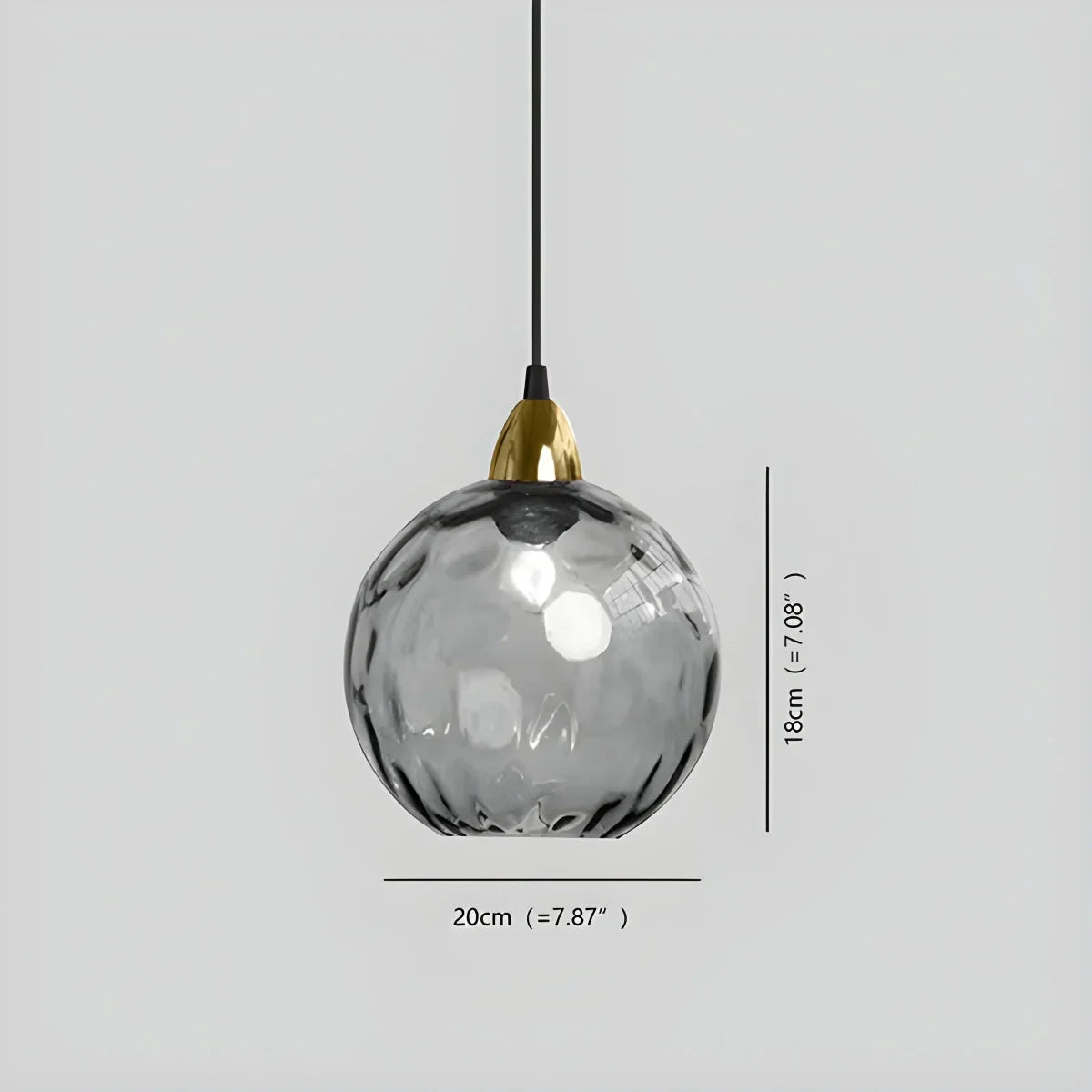 Vibrant Glass Globe Ceiling Light Fixture - Luxicro