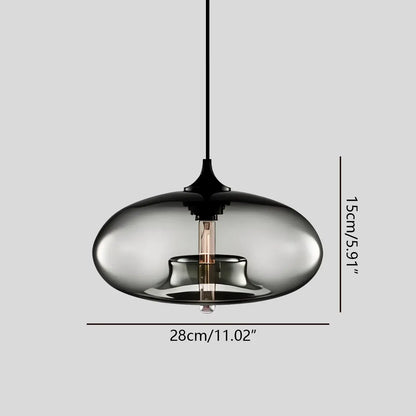 Stylish Hanging Glass Light for Kitchen