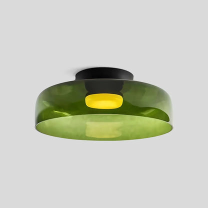 Colorful Glass Bedroom Ceiling Lamp
