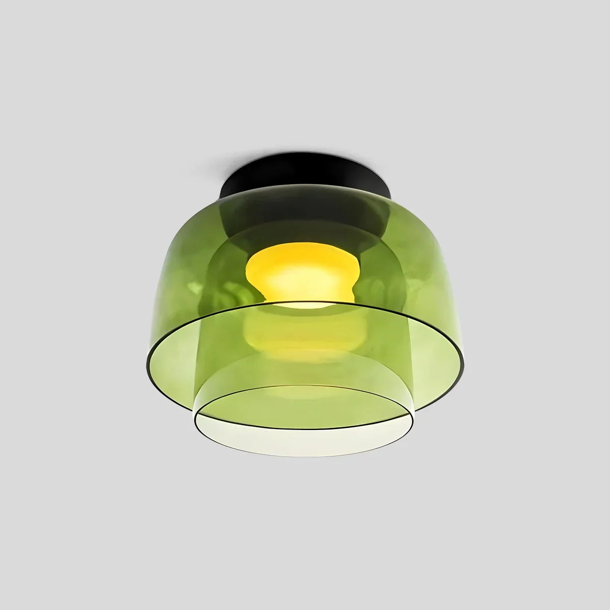 Colorful Glass Bedroom Ceiling Lamp