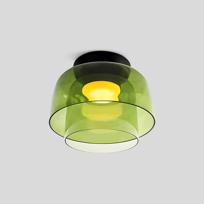 Colorful Glass Bedroom Ceiling Lamp