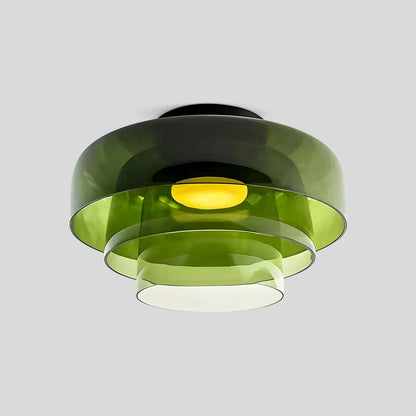 Colorful Glass Bedroom Ceiling Lamp
