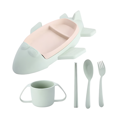 Colorful Children's Dinner Plate Set