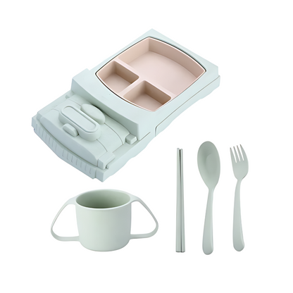 Colorful Children's Dinner Plate Set