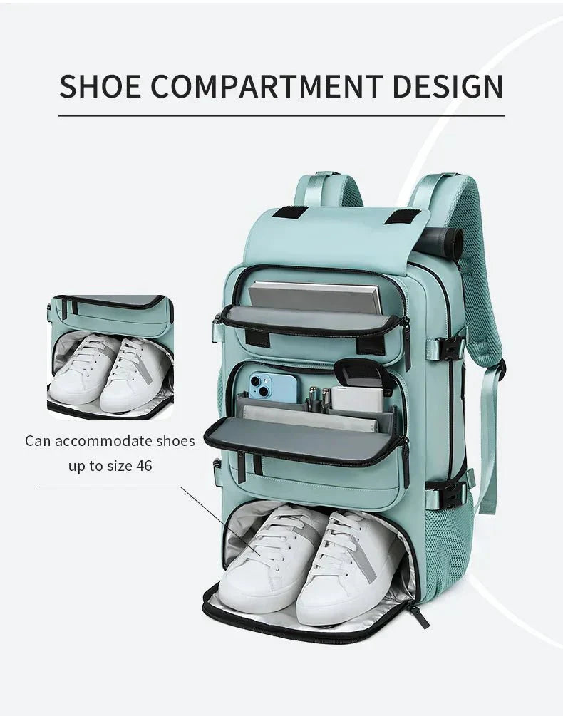 Big Waterproof Hiking Rucksack with USB Port