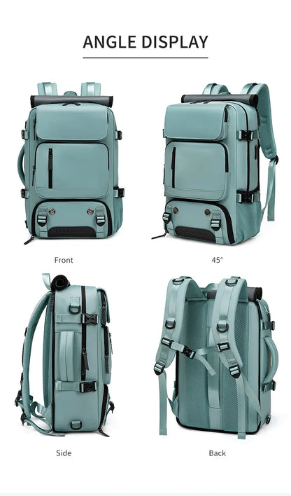 Big Waterproof Hiking Rucksack with USB Port