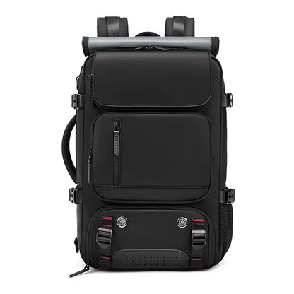 Big Waterproof Hiking Rucksack with USB Port - Luxicro