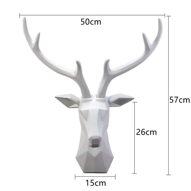 Big Antlered Deer Wall Decoration