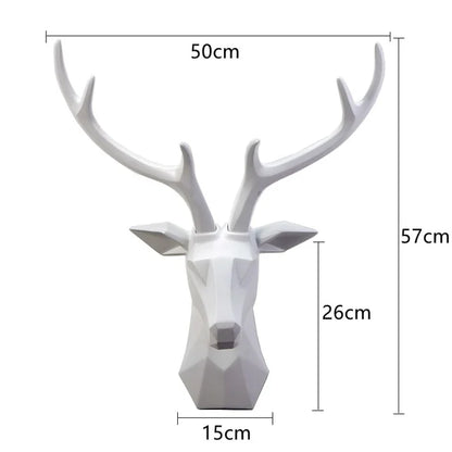 Big Antlered Deer Wall Decoration
