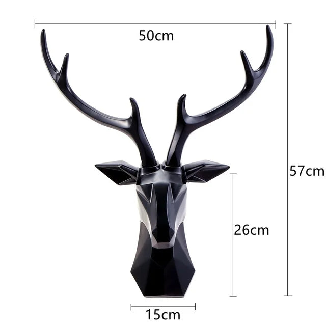 Big Antlered Deer Wall Decoration - Luxicro