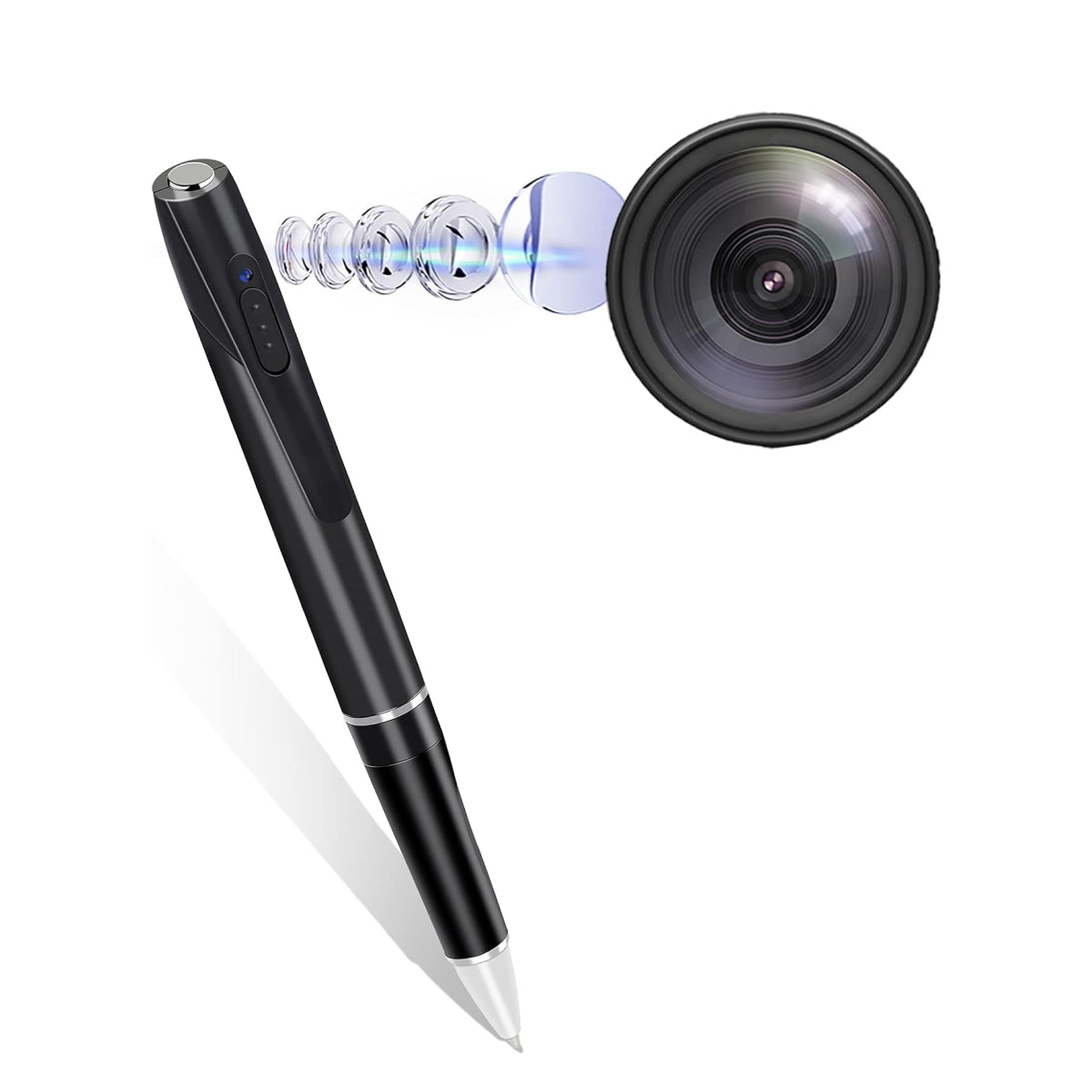 Compact Spy Pen Camera | Portable Audio Video Recorder - Luxicro