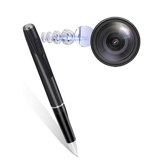 Compact Spy Pen Camera | Portable Audio Video Recorder - Luxicro