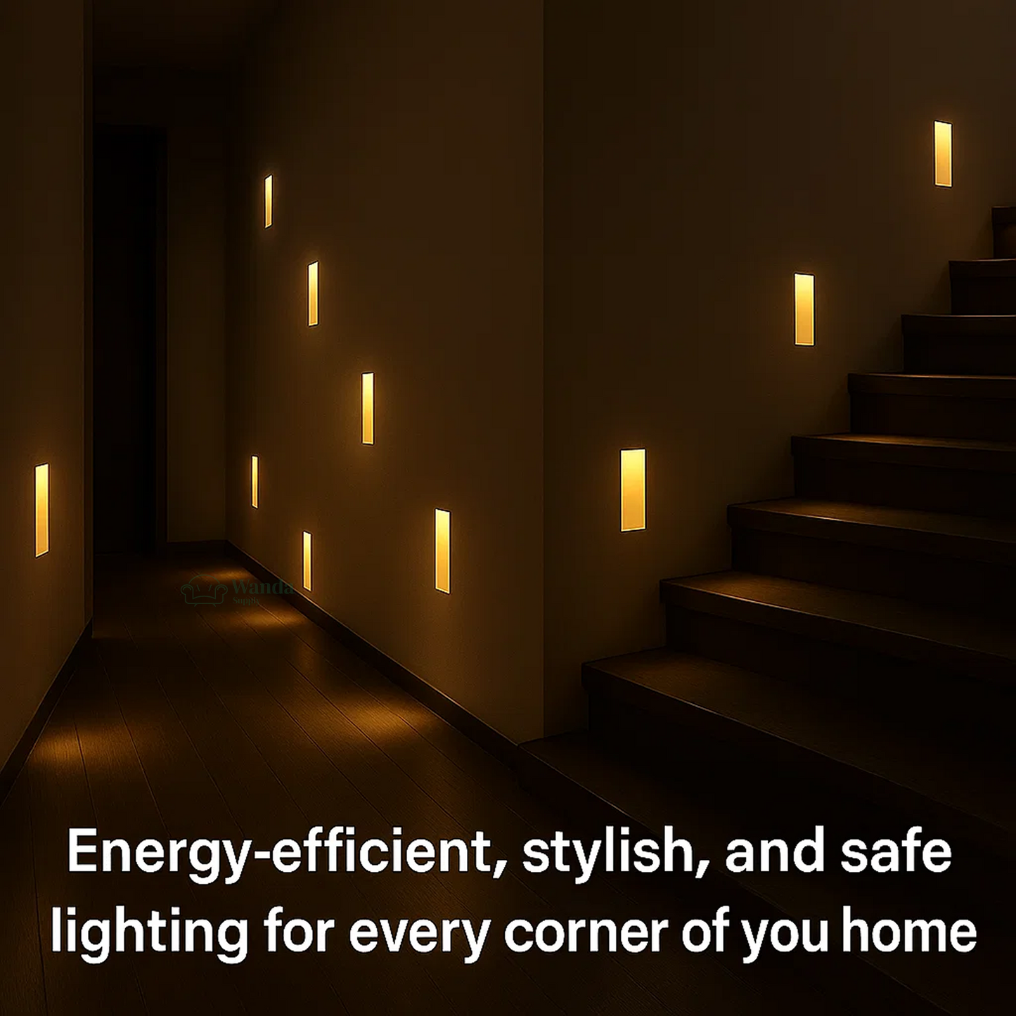 Bright LED Motion Sensor Wall Lights