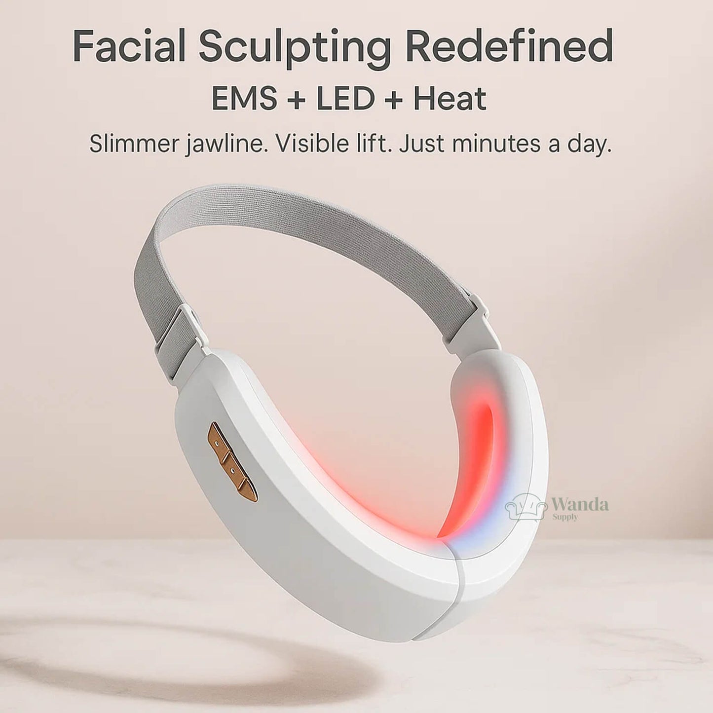 Slimming Face Massager with LED Light Therapy