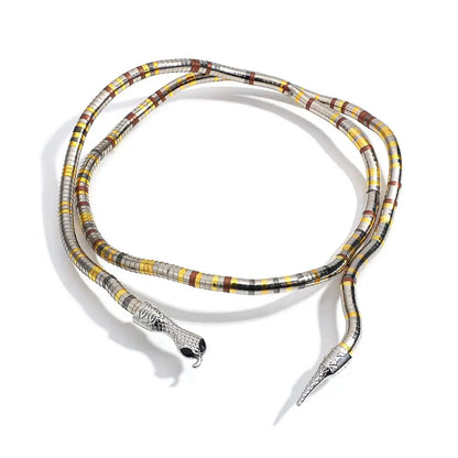 Trendy Snake Chain Double Layer Necklace