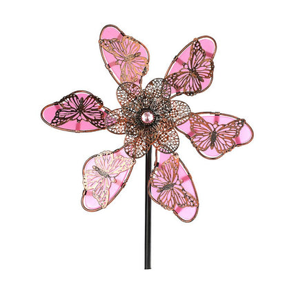 Vibrant Outdoor Yard Windmill Decoration
