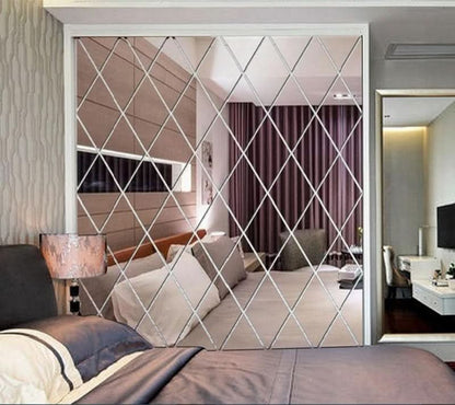 Modern Geometric Triangle Wall Mirror - Luxicro