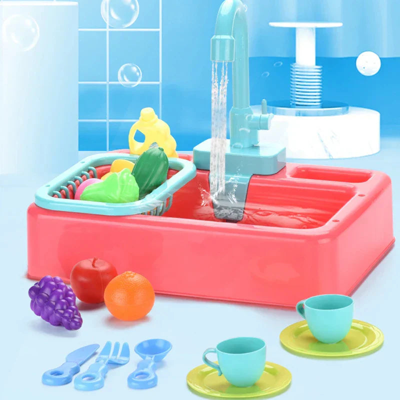 Colorful Kids Play Kitchen Water Table