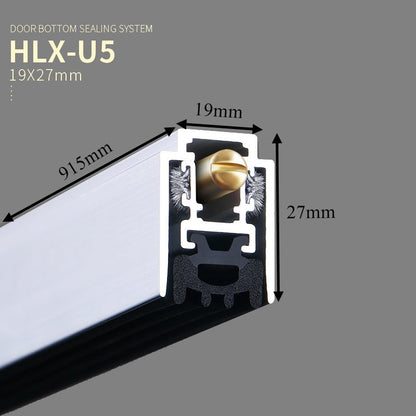 Easy Install Draft Stopper Door Seal Strip