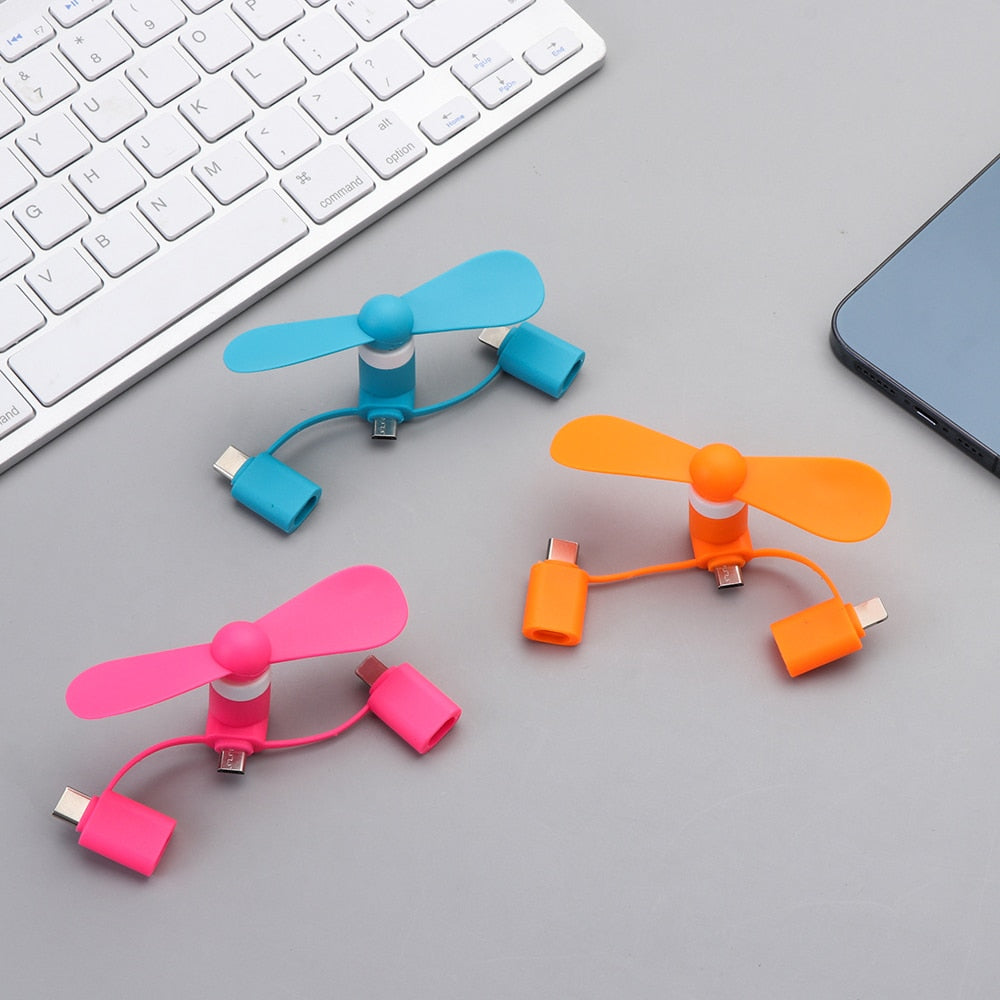 Compact Mini USB Phone Cooler Fan