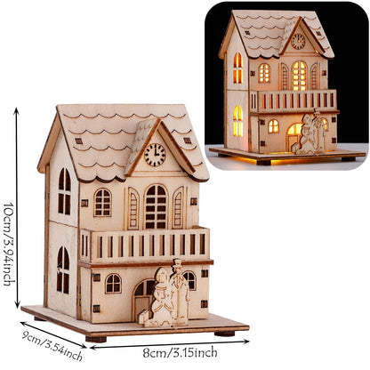 Rustic Wood Hanging Lantern Light Fixture
