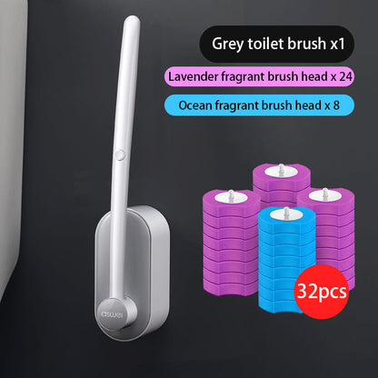 Long Handle Bathroom Toilet Cleaning Brush Set