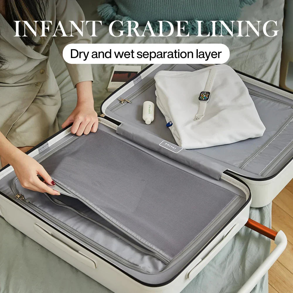 Strong Lightweight Suitcase with Easy Grip Handle