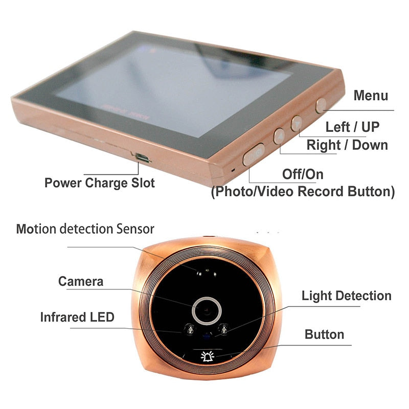 Smart Security Doorbell Camera with Motion Alert