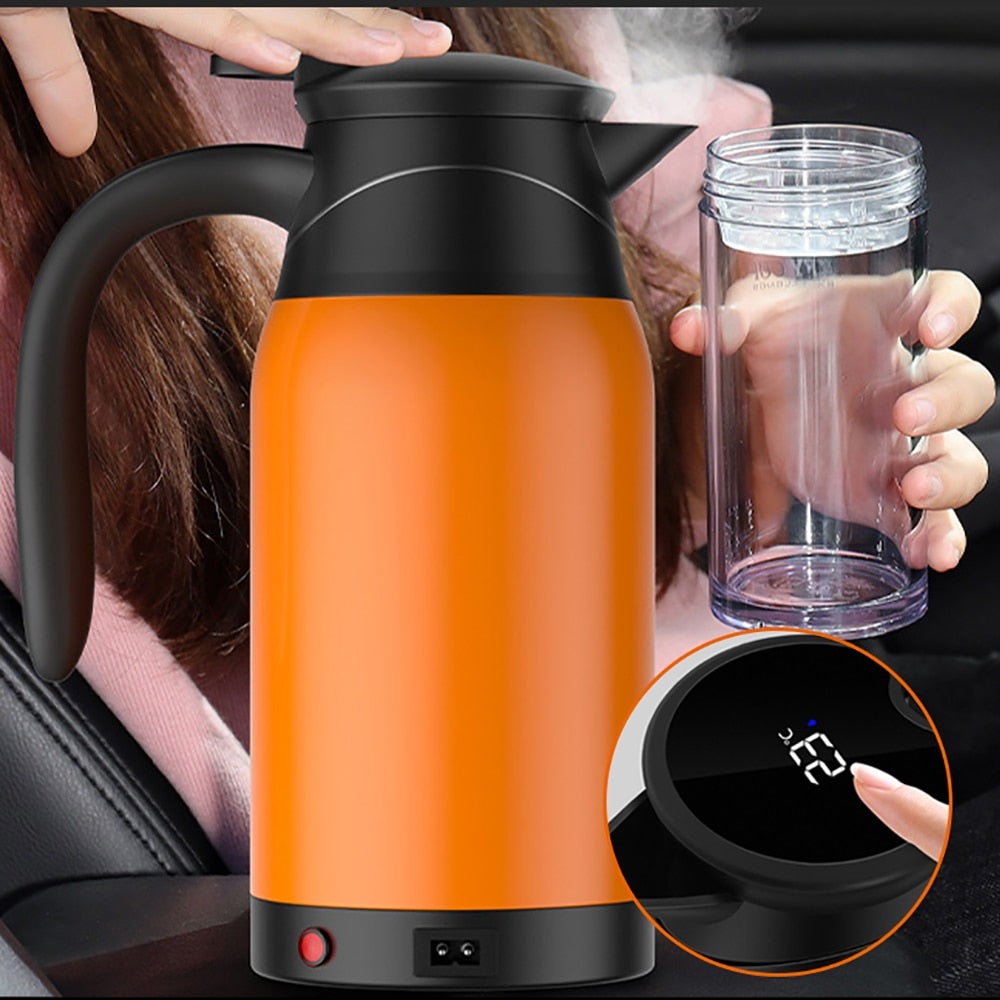 Compact Quick Boil Stainless Steel Kettle - Luxicro