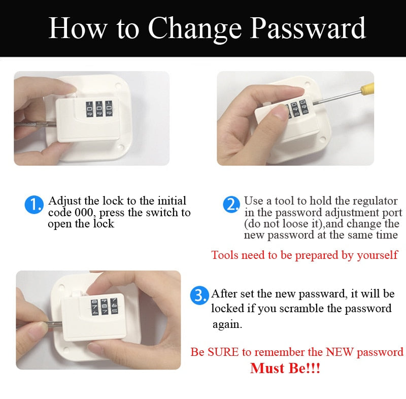 Secure Easy Fit Baby Cabinet Lock