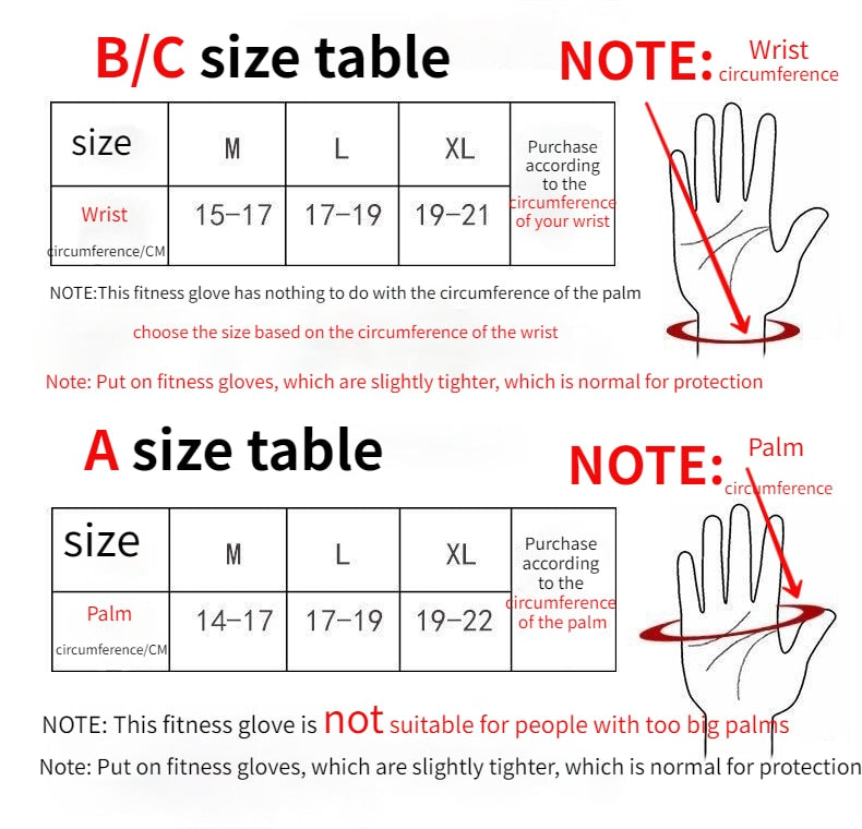 Breathable Grip Fitness Gym Gloves