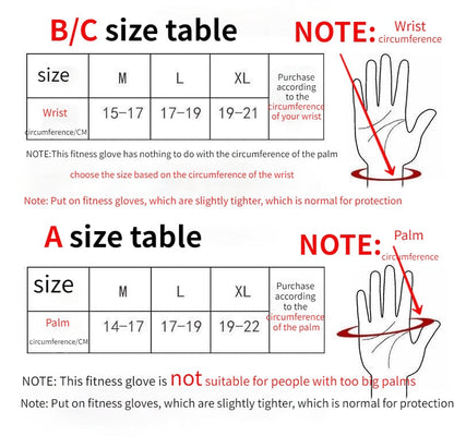 Breathable Grip Fitness Gym Gloves